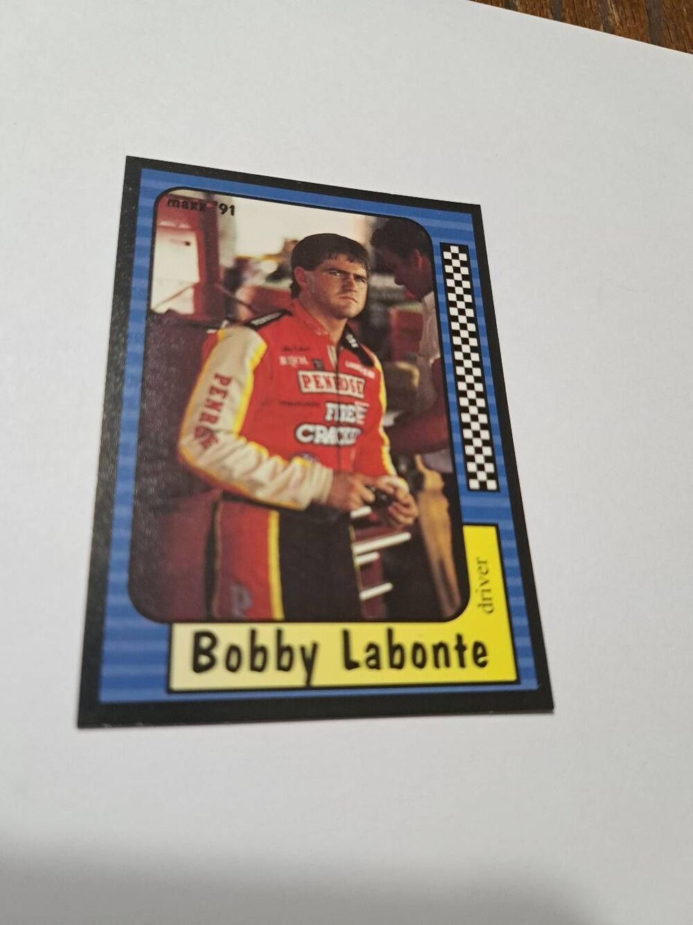 Vintage 1991 Maxx Bobby Labonte #53 Race Car Nascar Trading Card